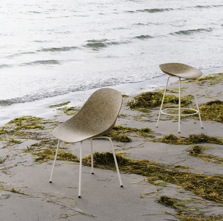 Mat Barstool baarijakkara 65 cm - Seaweed-cream steel - Normann Copenhagen