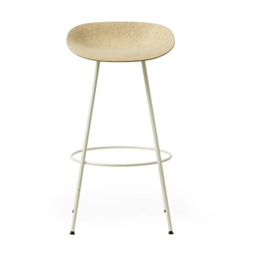 Mat Barstool baarijakkara 75 cm - Hemp-cream steel - Normann Copenhagen