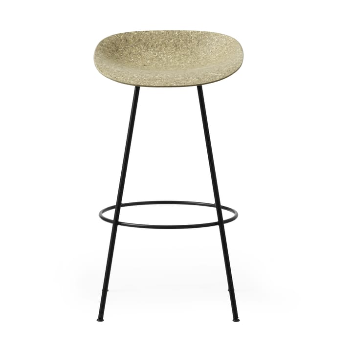 Mat Barstool baarijakkara 75 cm - Seaweed-black steel - Normann Copenhagen