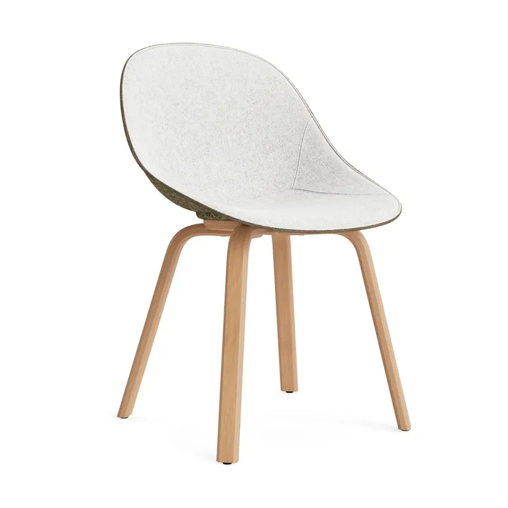 Mat Chair tuoli etuverhoiltu - Hallingdal 110-seaweed-beech - Normann Copenhagen