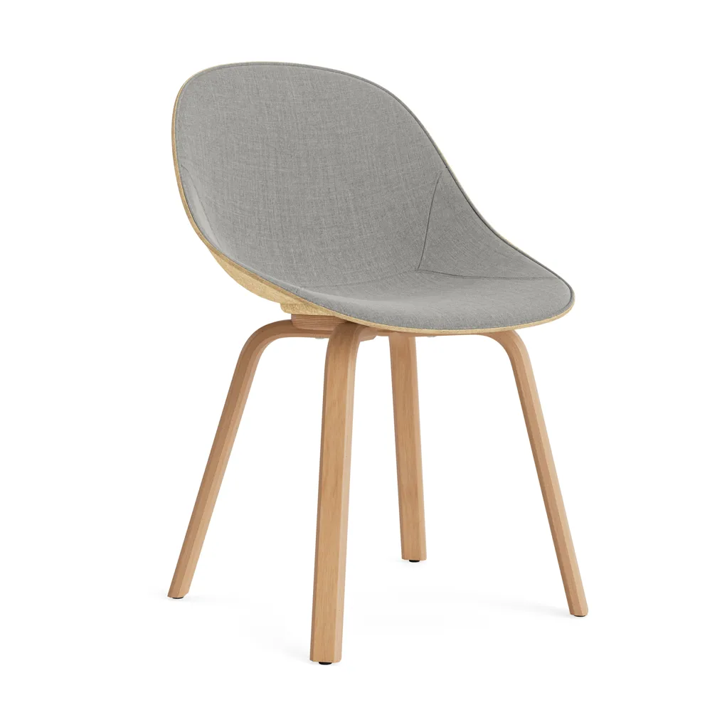 Mat Chair tuoli etuverhoiltu, Remix 133-hemp-beech Normann Copenhagen