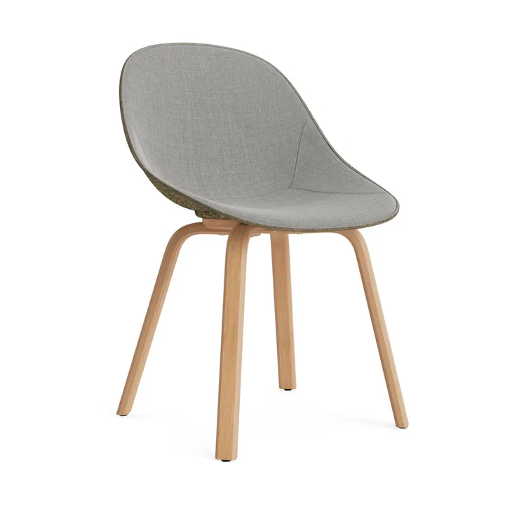 Mat Chair tuoli etuverhoiltu - Remix 133-seaweed-beech - Normann Copenhagen