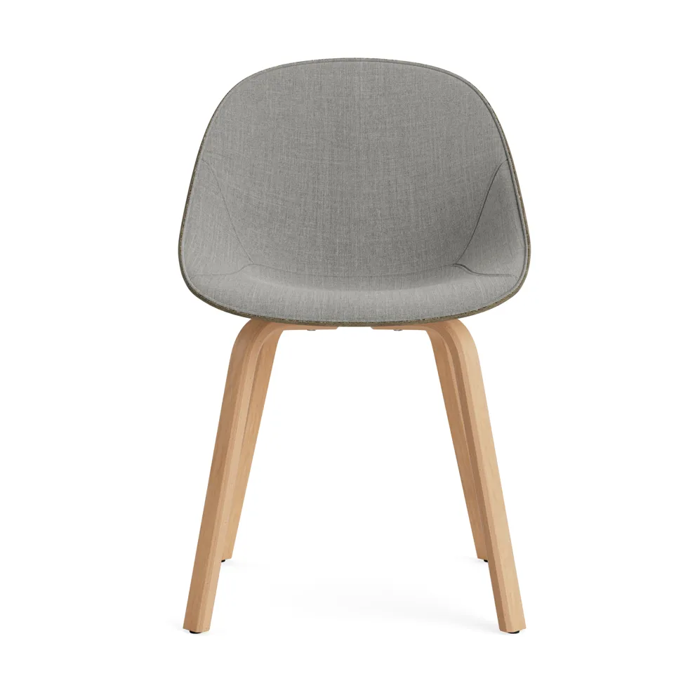 Mat Chair tuoli etuverhoiltu, Remix 133-seaweed-beech Normann Copenhagen
