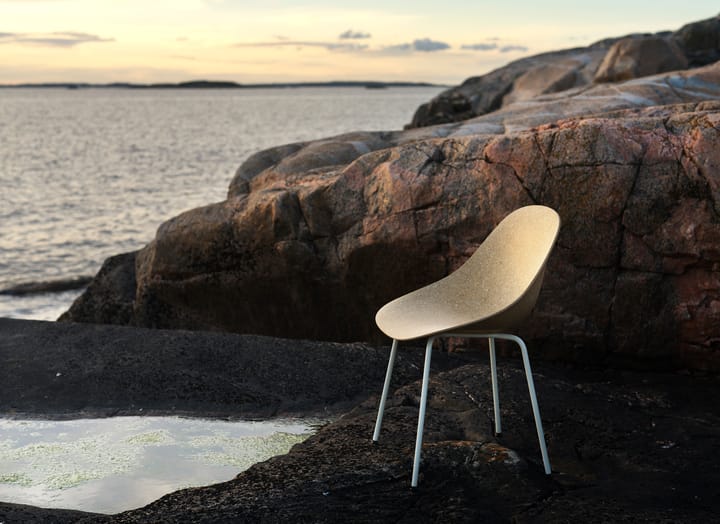 Mat Chair tuoli - Hemp-cream steel - Normann Copenhagen