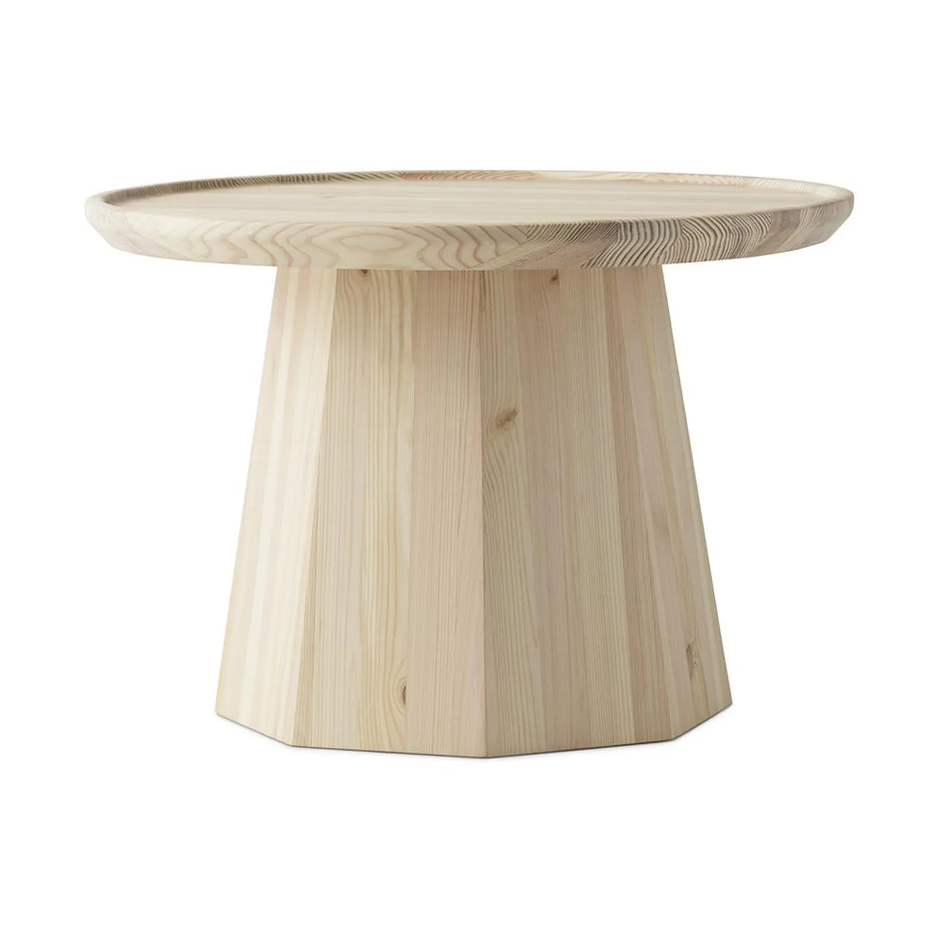 Pine table large sivupöytä Ø 65 cm K:44,5 cm, Pine Normann Copenhagen