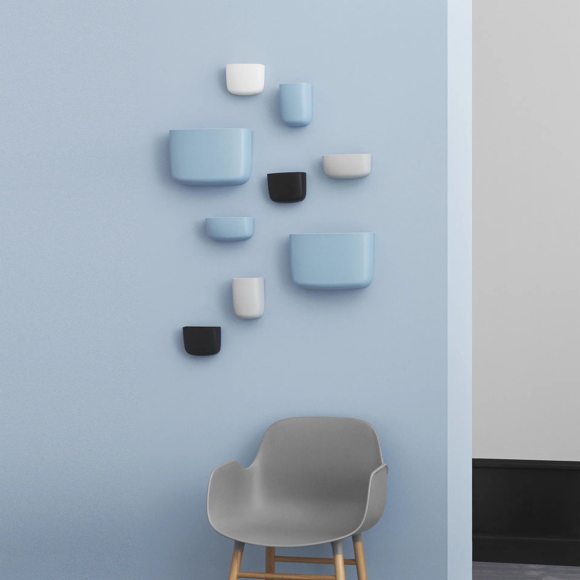 Pocket organizer vaaleansininen, Nro 3 Normann Copenhagen