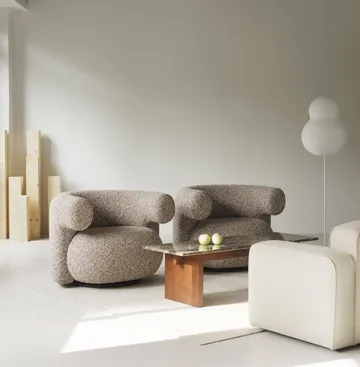 Puff Bubble -lattiavalaisin - Valkoinen - Normann Copenhagen