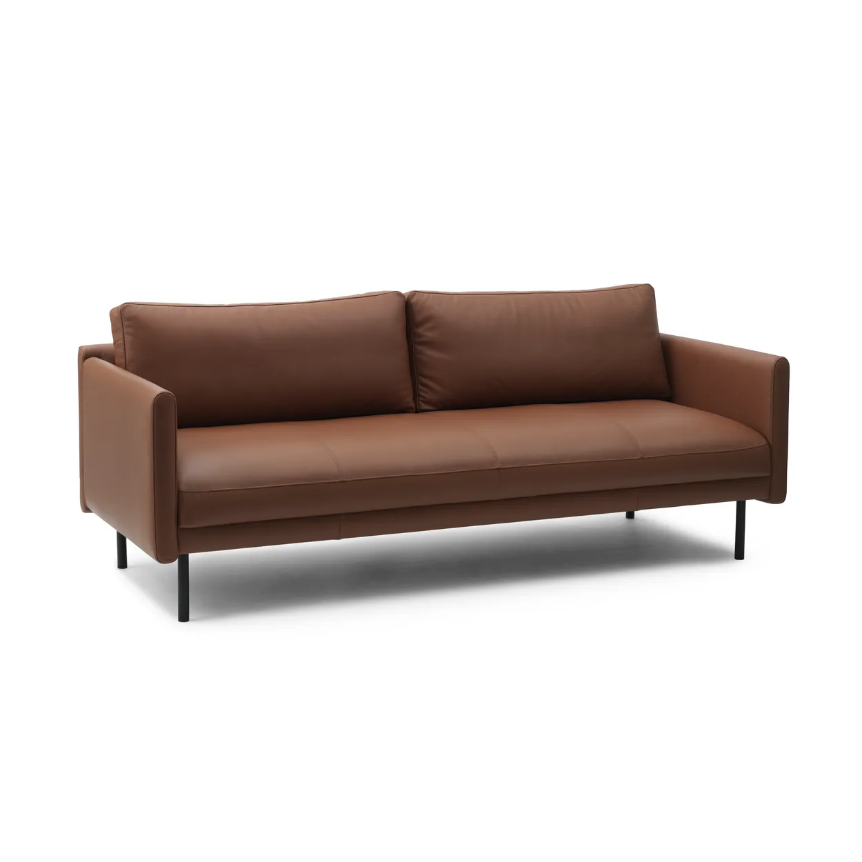 Normann Copenhagen Rar 3-istuttava sohva Omaha leather cognac