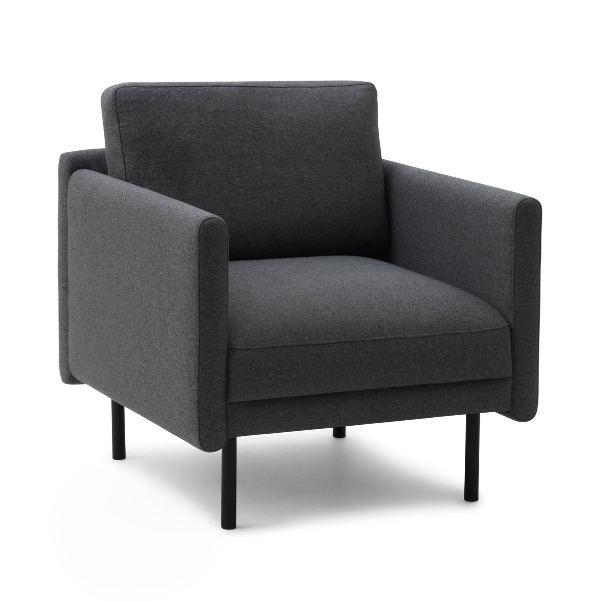 Normann Copenhagen Rar nojatuoli Re-Born dark grey | Skandinaavinen Sisustus | Nojatuolit & Jalkajakkarat | Harmaa