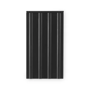 Rib seinäkaappi - Soft black, 73x40x23 cm - Normann Copenhagen