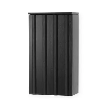 Rib seinäkaappi - Soft black, 73x40x23 cm - Normann Copenhagen