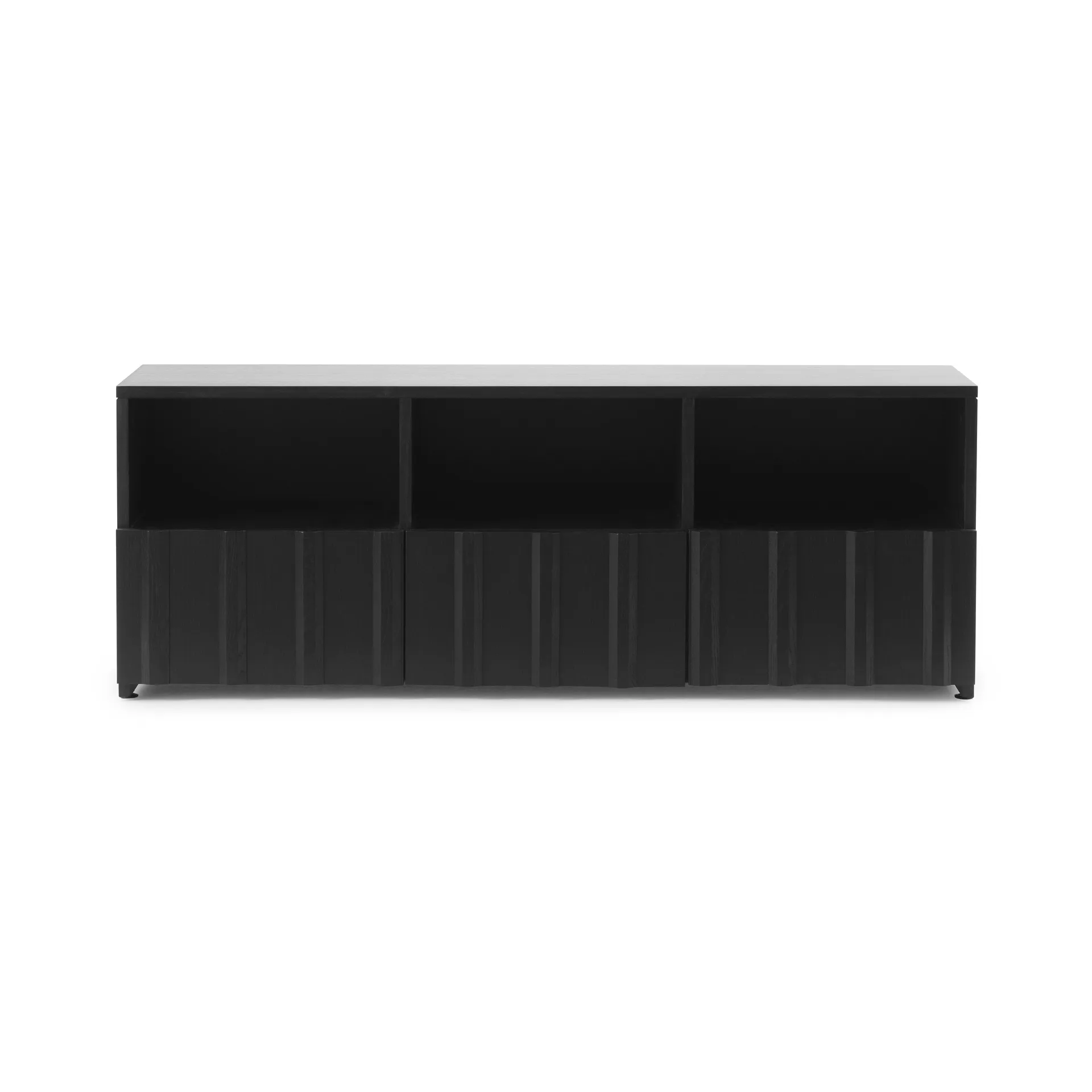 Rib senkki hybridi, Soft black, 44x120x38 cm Normann Copenhagen