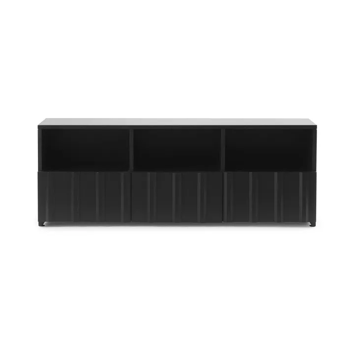 Rib senkki hybridi - Soft black, 44x120x38 cm - Normann Copenhagen