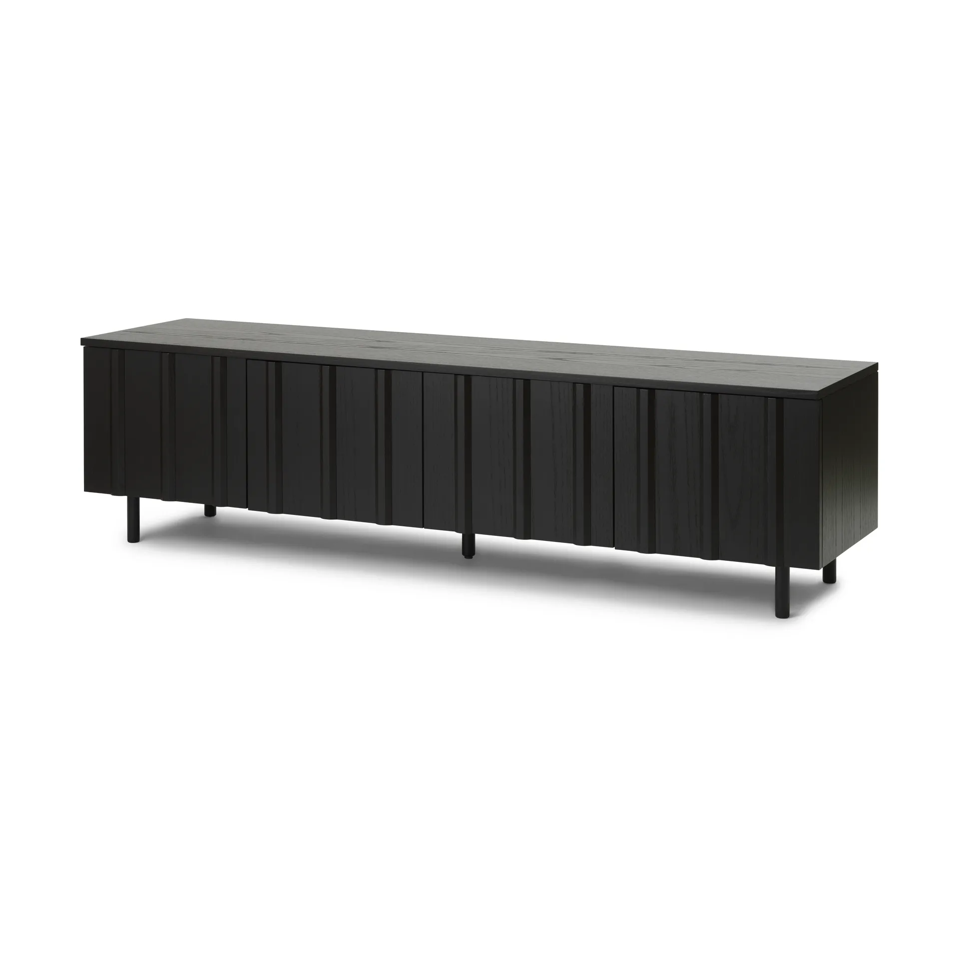 Rib sideboard matala, Soft Black Normann Copenhagen