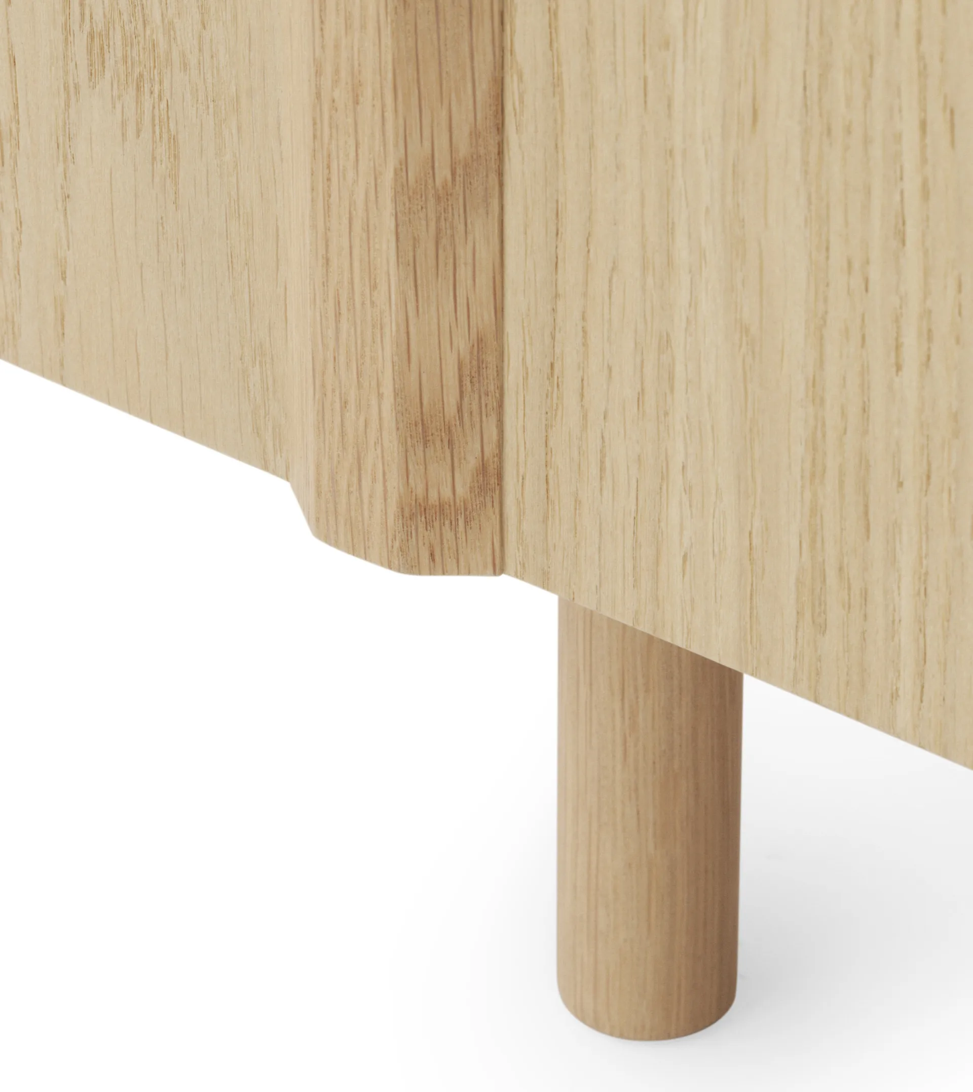 Rib sivupöytä 45 x 159 cm, Oak Normann Copenhagen