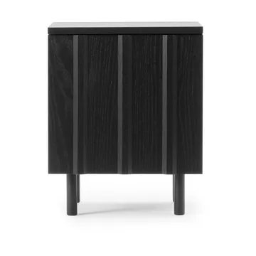 Rib yöpöytä - Soft black, 52x42x40 cm - Normann Copenhagen