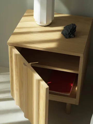 Rib yöpöytä - Tammi, 52x42x40 cm - Normann Copenhagen