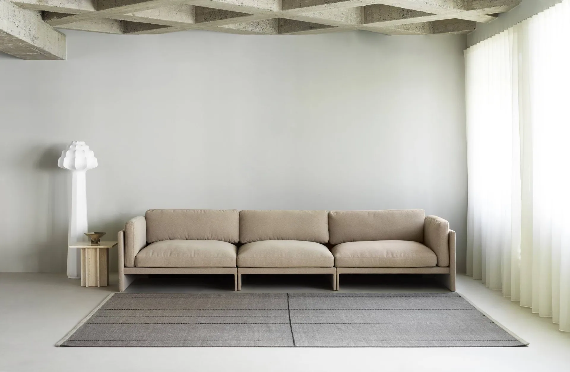 Seam-matto, Sinisen sävyt, 250x350 cm Normann Copenhagen