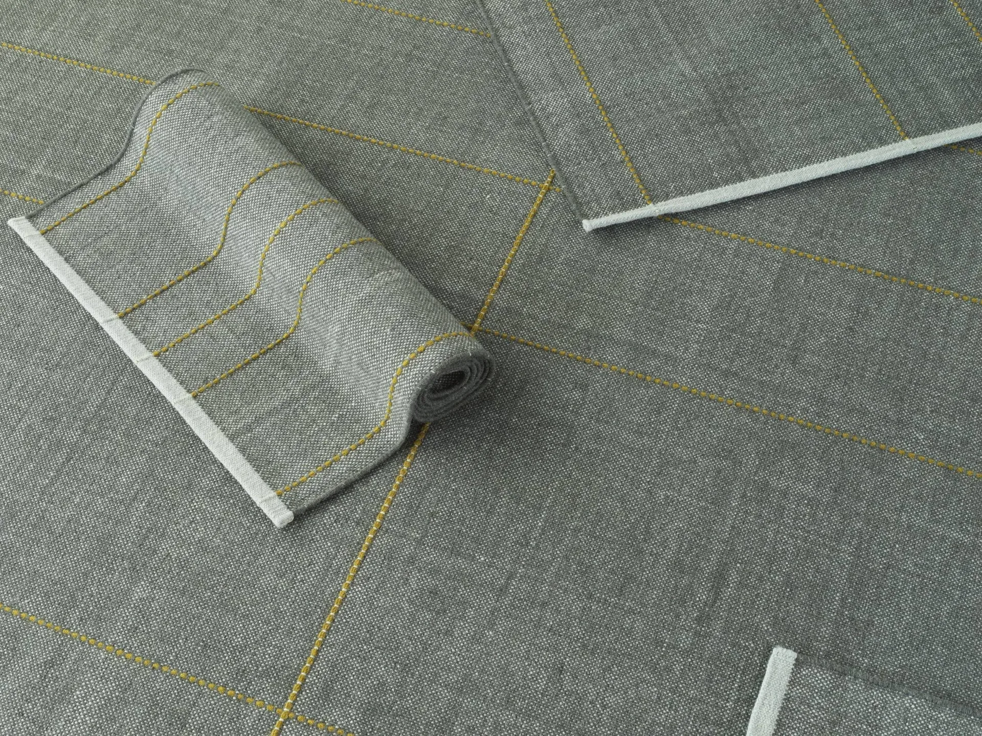 Seam-matto, Siniset sävyt, 200x300 cm Normann Copenhagen