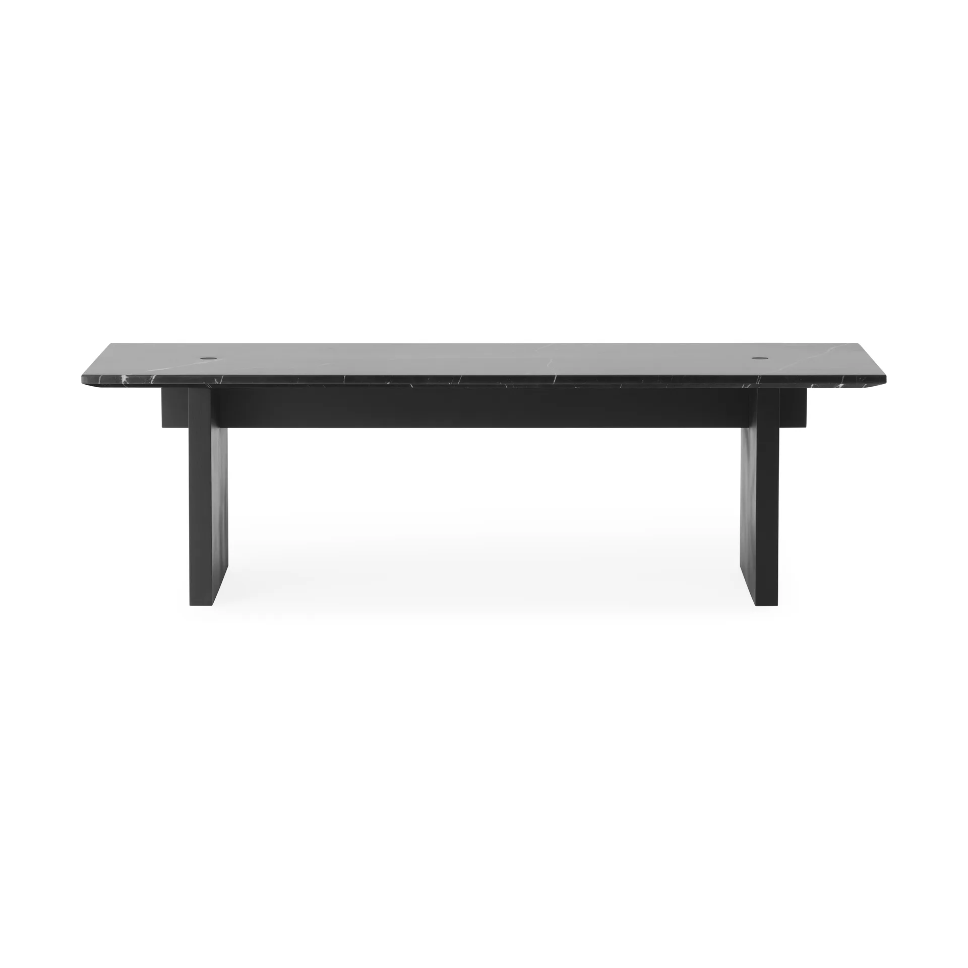 Solid Table sohvapöytä 130x38,5x40 cm, Musta Normann Copenhagen