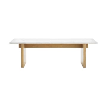 Solid Table sohvapöytä 130x38,5x40 cm - Valkoinen - Normann Copenhagen
