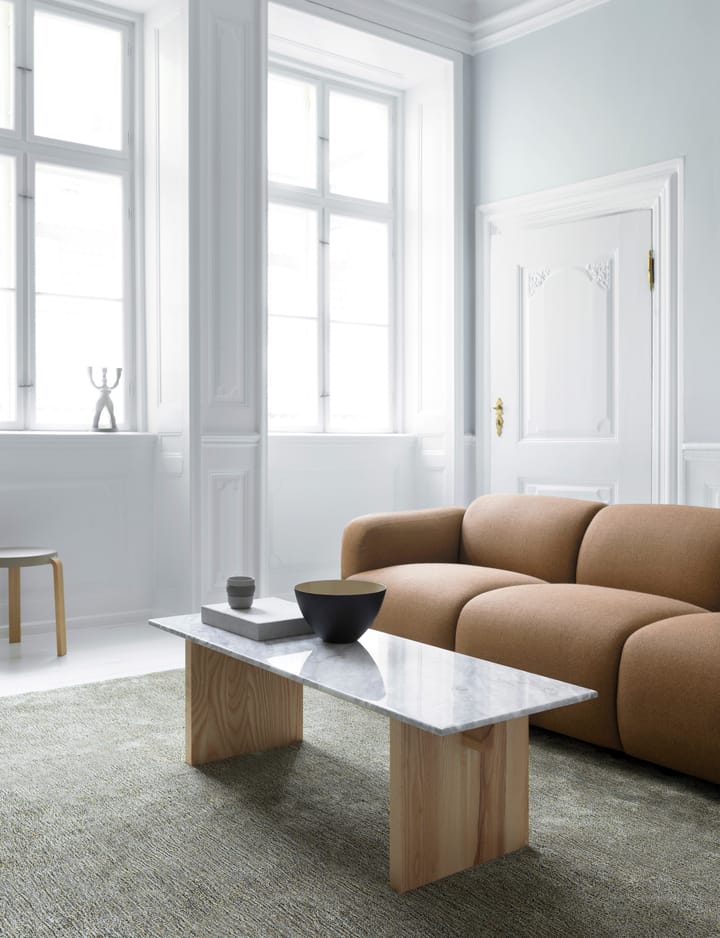 Solid Table sohvapöytä 130x38,5x40 cm, Valkoinen Normann Copenhagen