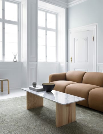 Solid Table sohvapöytä 130x38,5x40 cm - Valkoinen - Normann Copenhagen