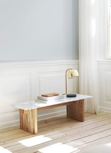 Solid Table sohvapöytä 130x38,5x40 cm - Valkoinen - Normann Copenhagen