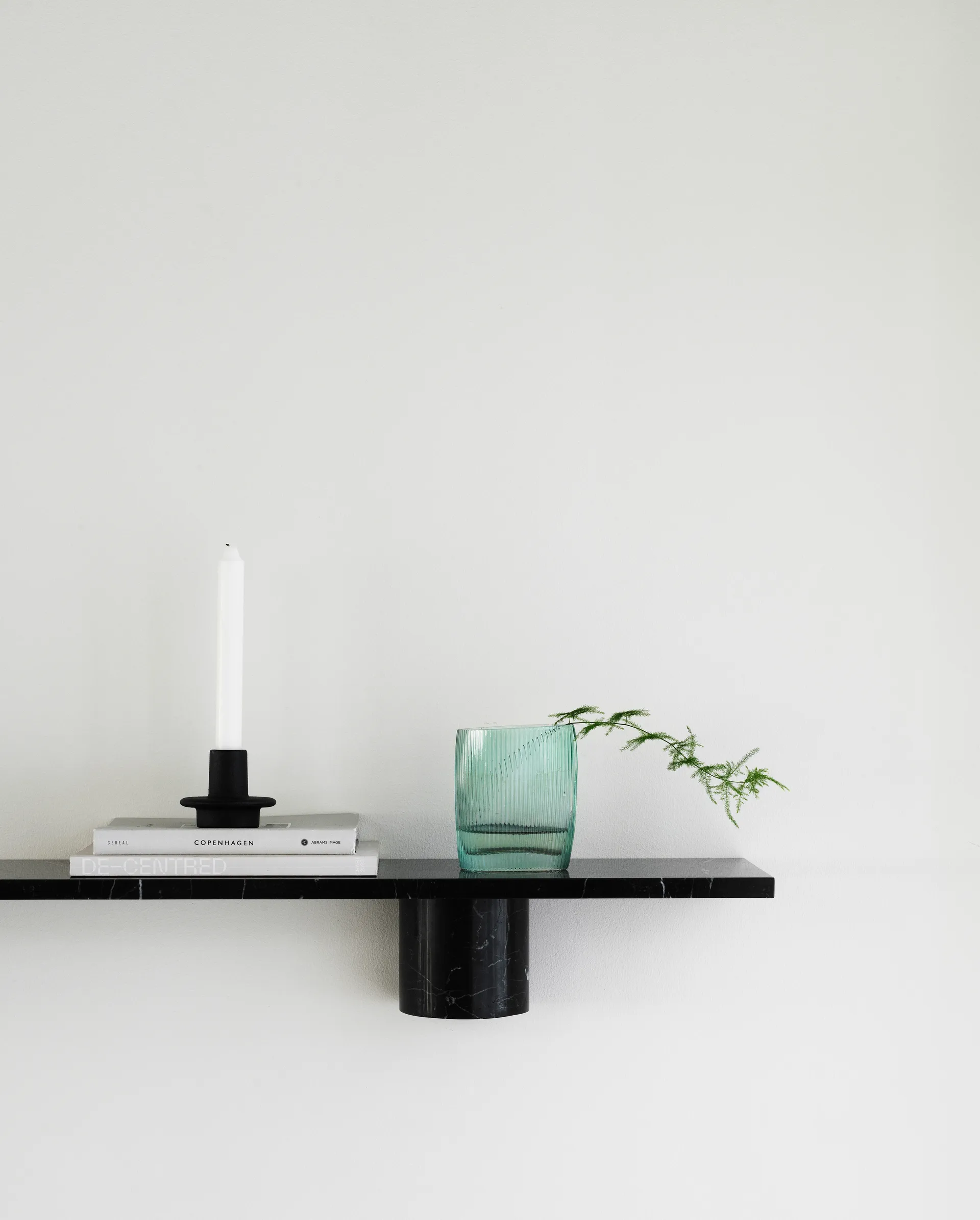 Sten Shelf hylly 120 cm, Black marble Normann Copenhagen