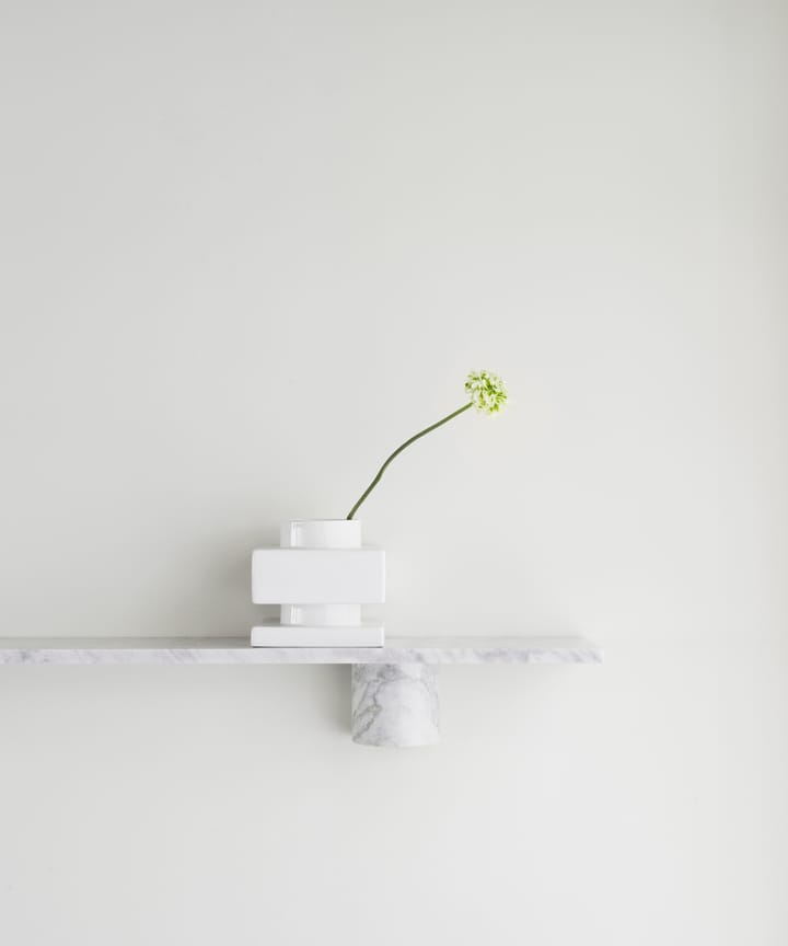Sten Shelf hylly 80 cm, White marble Normann Copenhagen