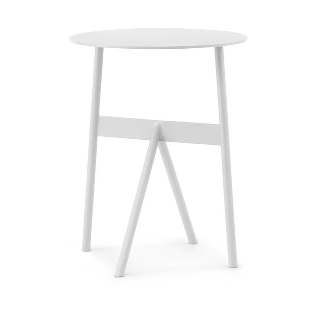 Normann Copenhagen Stock Table sivupöytä 37 cm K:46 cm Valkoinen