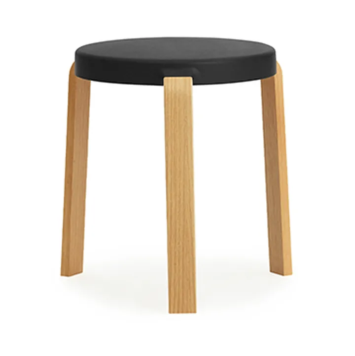 Tap jakkara - musta-tammi - Normann Copenhagen