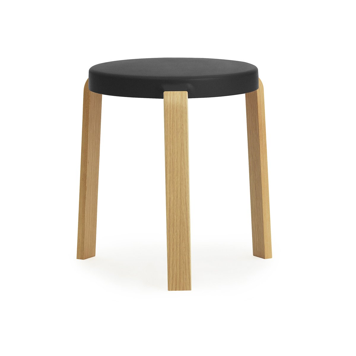 Normann Copenhagen Tap jakkara musta-tammi | Skandinaavinen Sisustus | Jakkarat | Ruskea