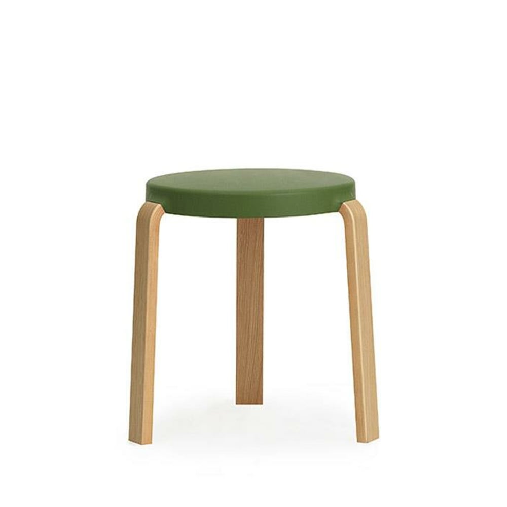 Normann Copenhagen Tap rahi Olive, tammijalat | Skandinaavinen Sisustus | Jakkarat | Vihreä