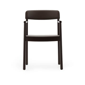 Timb käsinojatuoli - Ruskea saarni Ultra Leather Chocolate - Normann Copenhagen