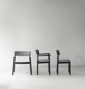 Timb nojatuoli - Black ash Hallingdal 166 - Normann Copenhagen