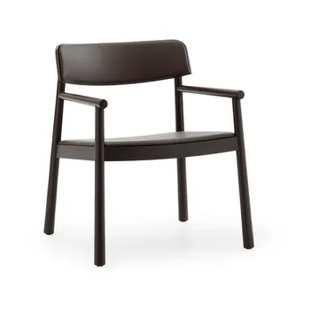 Timb nojatuoli - Ruskea saarni Ultra Leather Chocolate - Normann Copenhagen