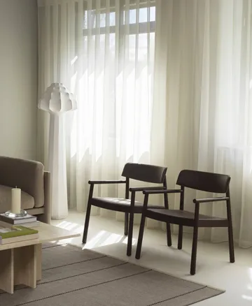 Timb nojatuoli - Ruskea saarni Ultra Leather Chocolate - Normann Copenhagen