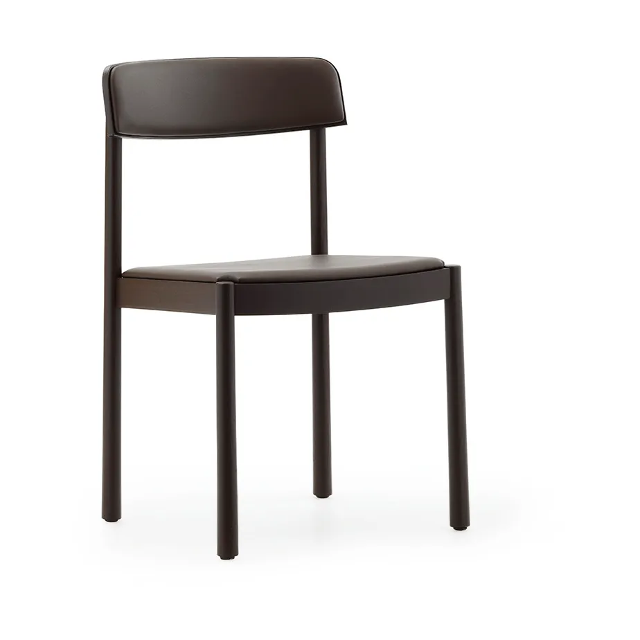 Timb-tuoli, Ruskea saarni ultra leather chocolate Normann Copenhagen