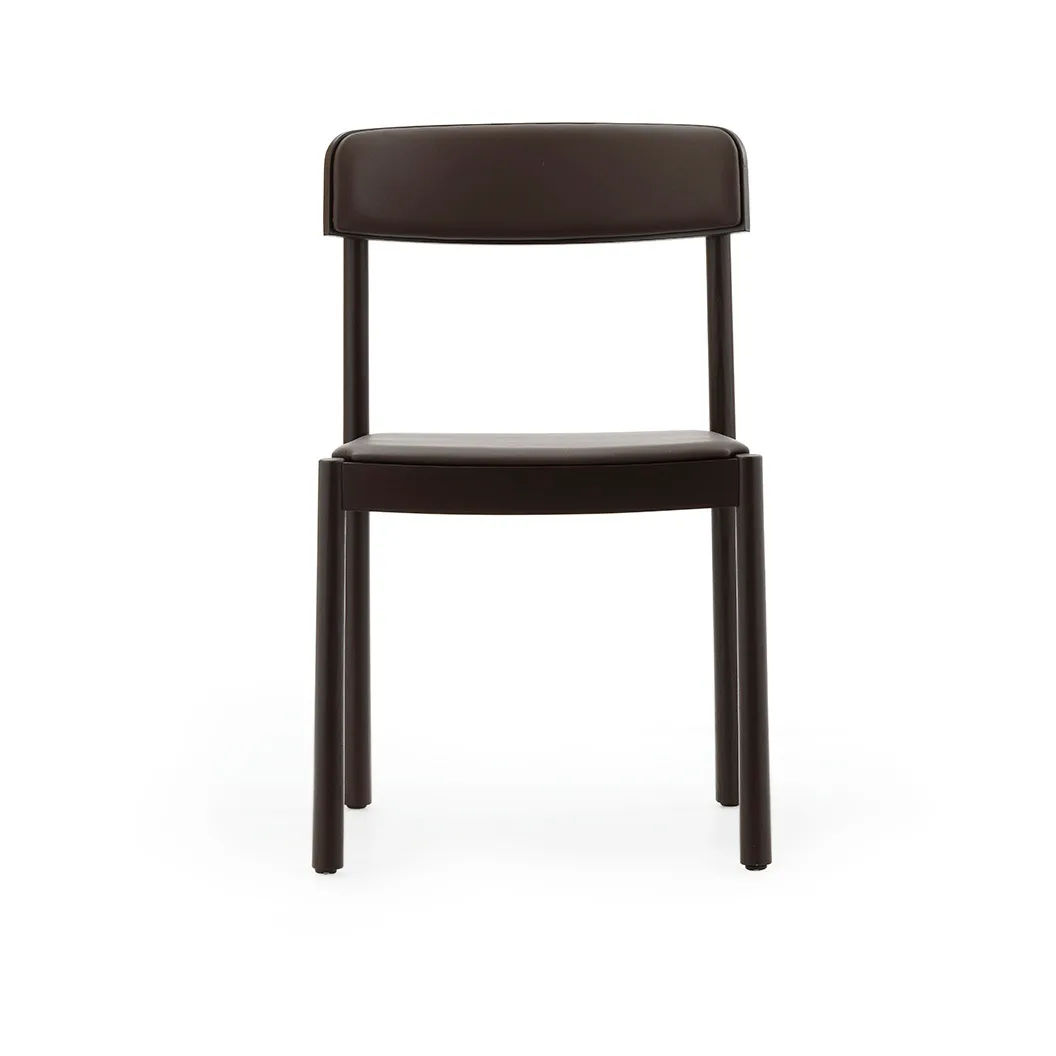 Timb-tuoli, Ruskea saarni ultra leather chocolate Normann Copenhagen