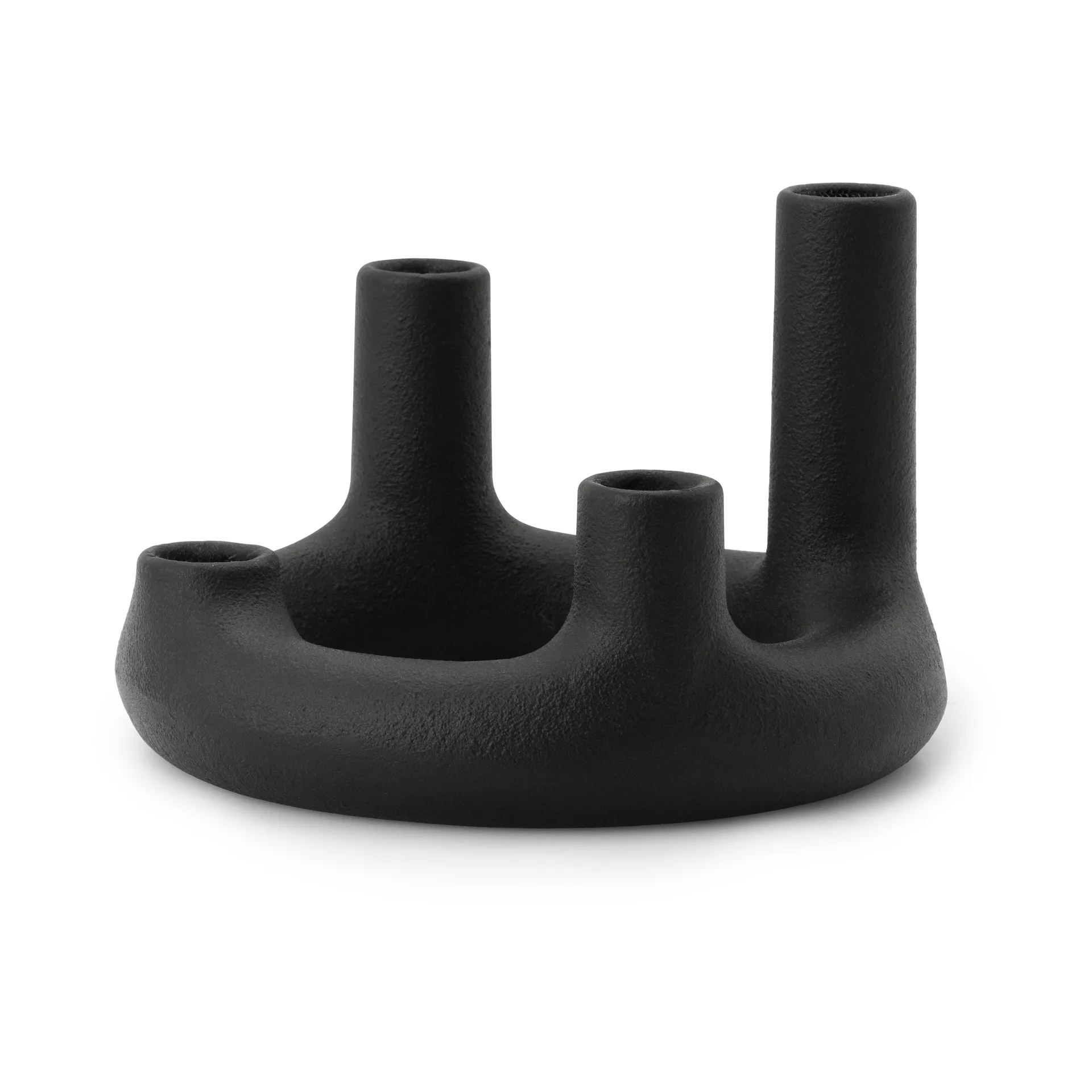 Trin-kynttilänjalka, Musta, Ø17,7x11,8 cm Normann Copenhagen
