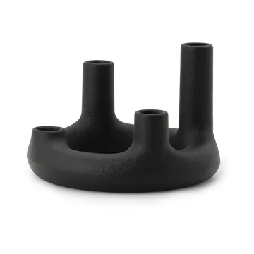 Trin-kynttilänjalka - Musta, Ø17,7x11,8 cm - Normann Copenhagen