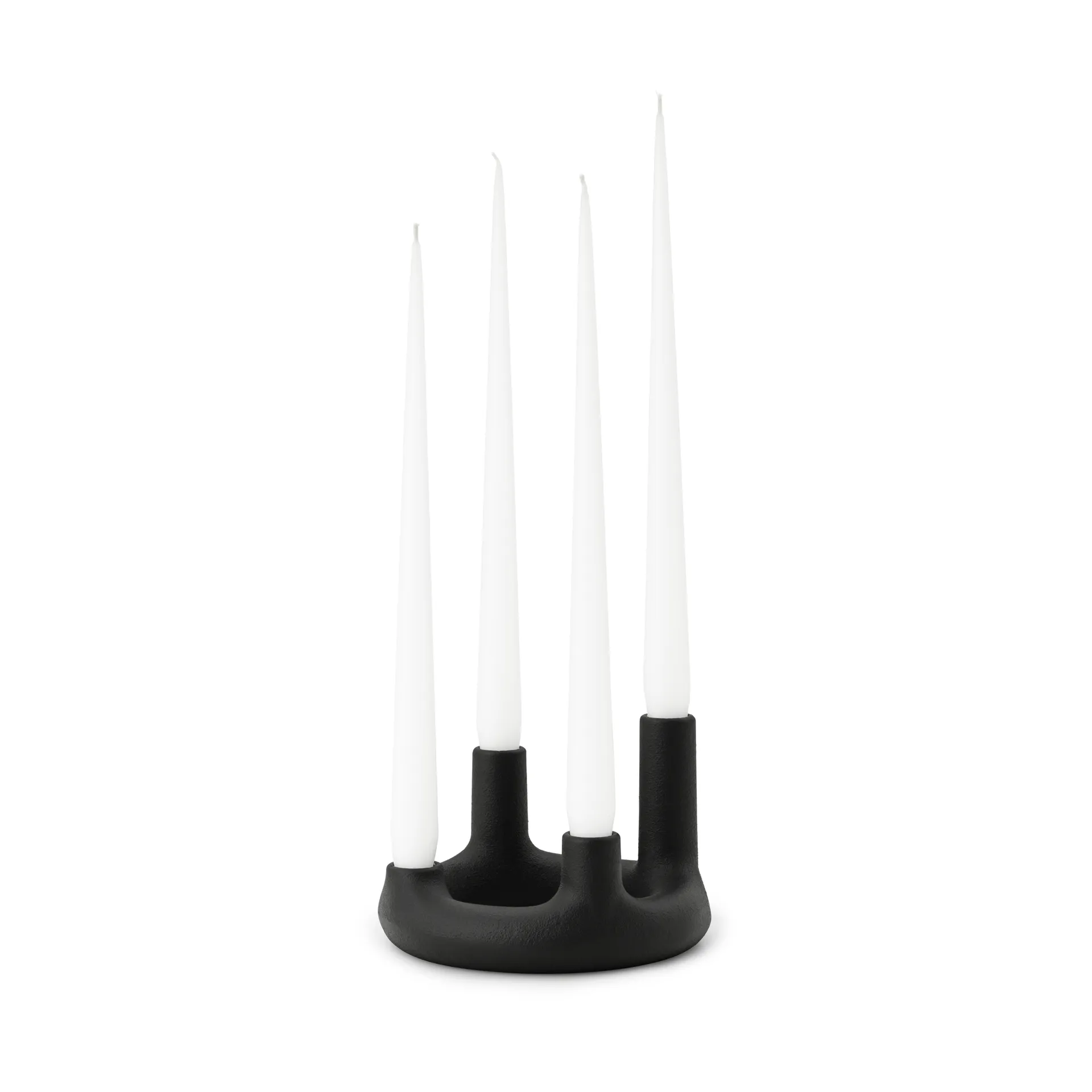 Trin-kynttilänjalka, Musta, Ø17,7x11,8 cm Normann Copenhagen