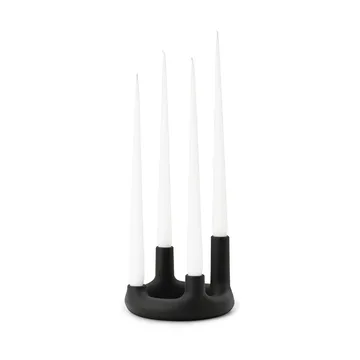 Trin-kynttilänjalka - Musta, Ø17,7x11,8 cm - Normann Copenhagen