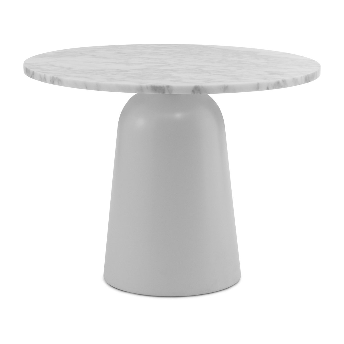 Normann Copenhagen Turn säädettävä pöytä Ø 55 cm Valkoinen marmori