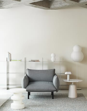 Turn säädettävä pöytä Ø 55 cm - Valkoinen marmori - Normann Copenhagen