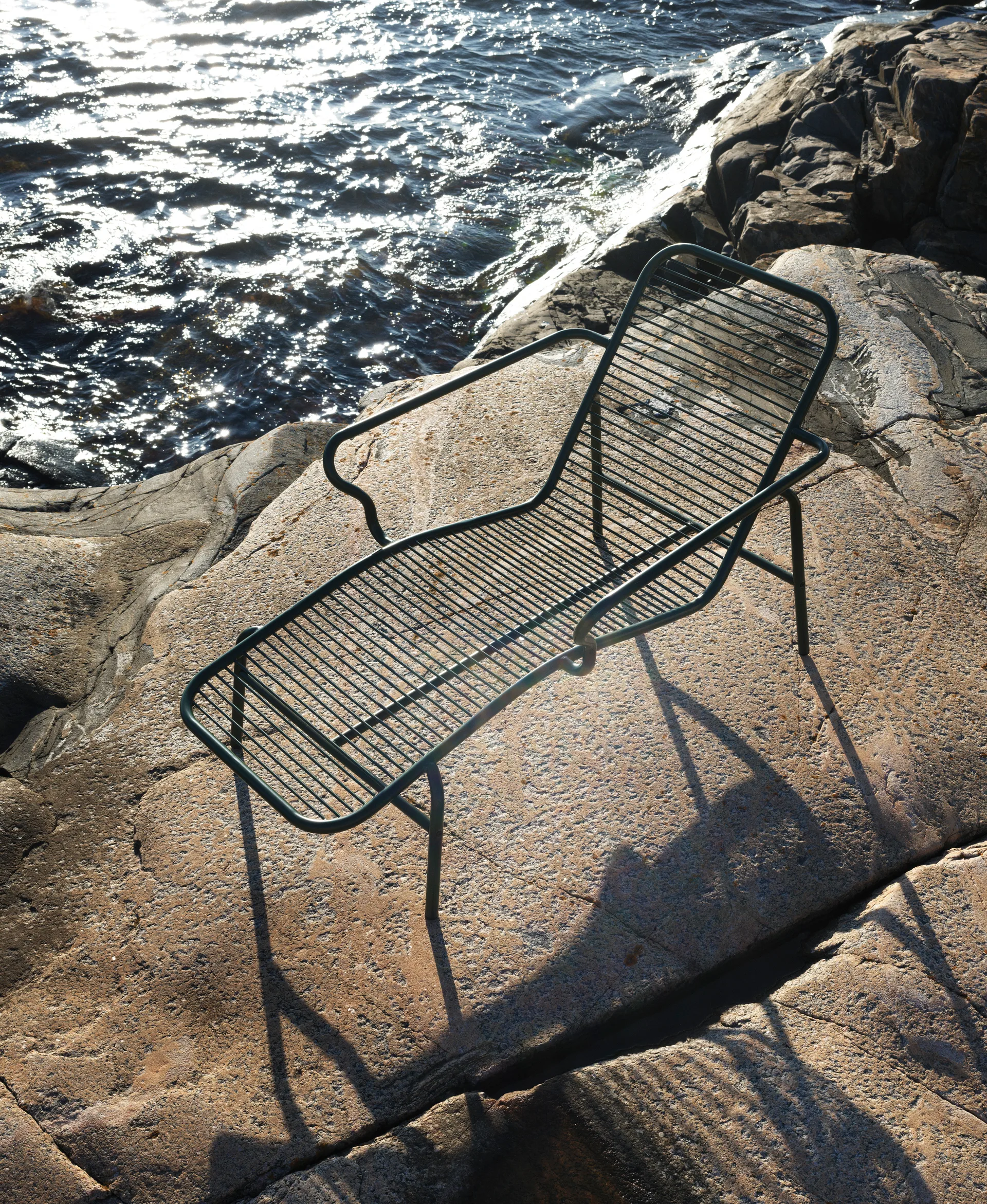 Vig Chaise Lounge aurinkotuoli, Vihreä Normann Copenhagen