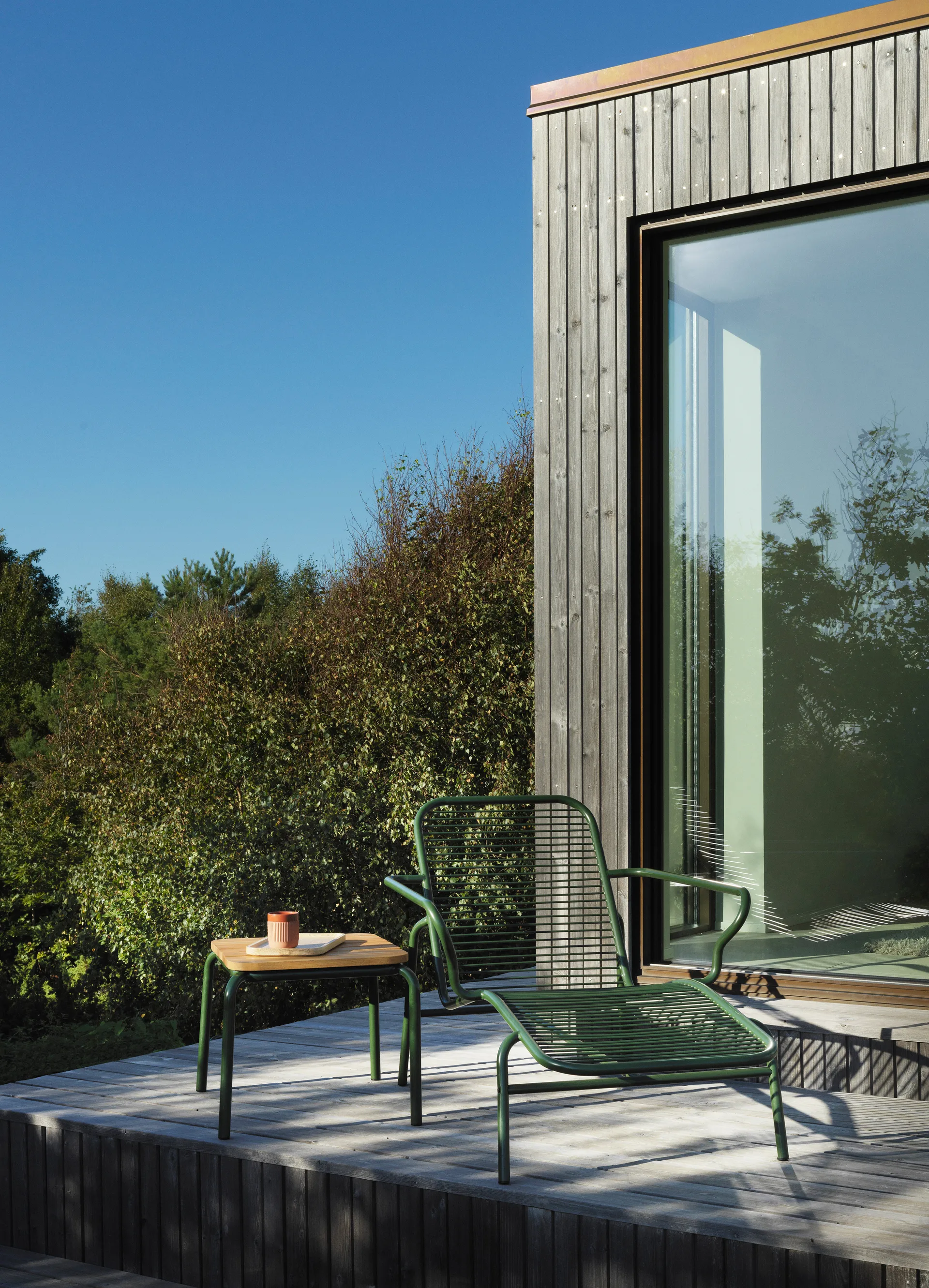 Vig Chaise Lounge aurinkotuoli, Vihreä Normann Copenhagen