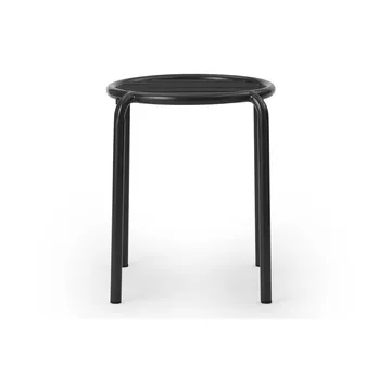 Vig pyöreä jakkara - Musta, Ø41x46 cm - Normann Copenhagen
