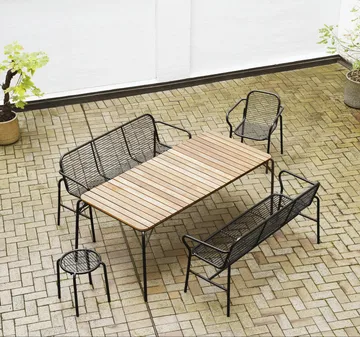 Vig pyöreä jakkara - Musta, Ø41x46 cm - Normann Copenhagen